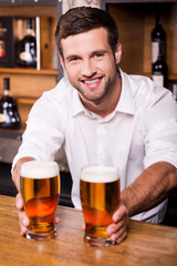Fresh and cold beer for you!