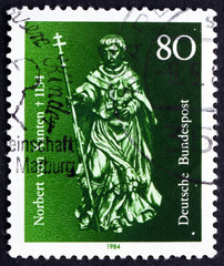 Postage stamp Germany 1984 St. Norbert von Xanten
