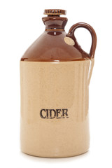 old vintage cider bottle