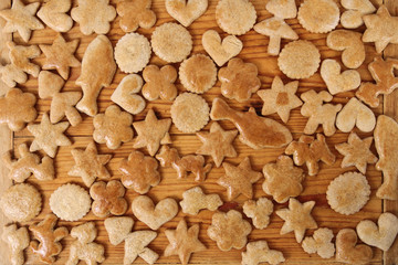 Homemade christmas gingerbreads