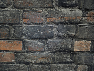Aged brick wall