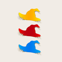 realistic design element: witch hat