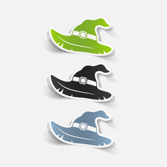realistic design element: witch hat