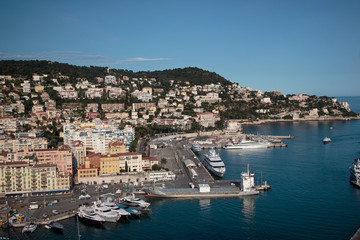 Fototapeta na wymiar Harbor in Nice, France