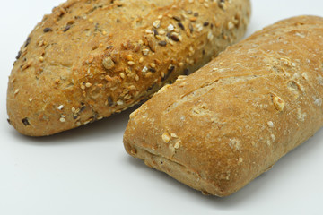 assortment of breads with natural grains and nuts