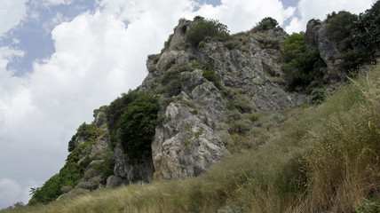 Fototapeta na wymiar greece limestone