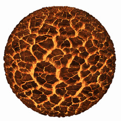 Volcano Lava sphere planet