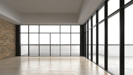 Fototapeta premium blank interior