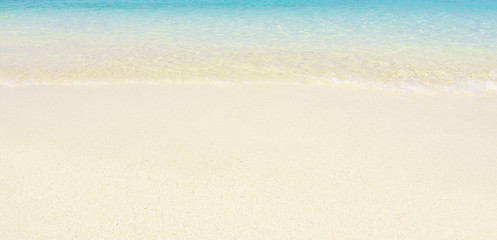 Fototapeta na wymiar sand of beach andaman sea