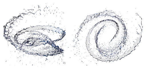 Water Twirl and Splash