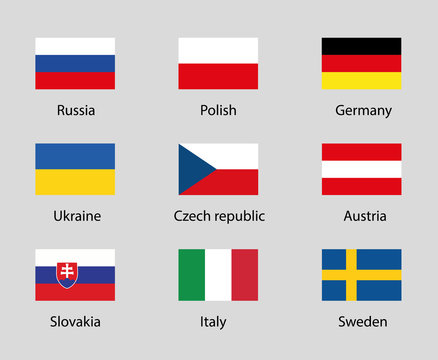 Flags set vector labels