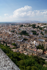 View of Granada from the Alhambra