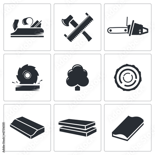 "woodworking Icons set" Stockfotos und lizenzfreie Vektoren auf Bild 67516581