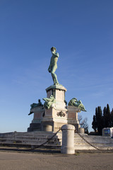 David of Michelangelo in Florence in Tuscany, Italy - 67517941