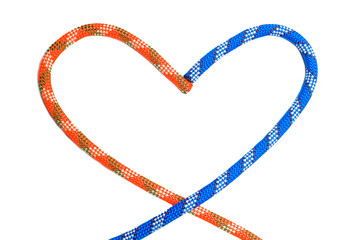 Two ropes in shape of heart