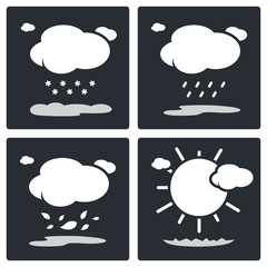 Vector weather icons