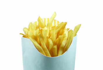 close up french fries