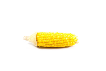 Boiled corn.