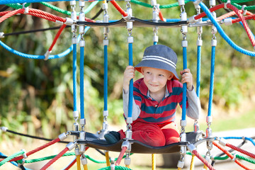 kid at playground