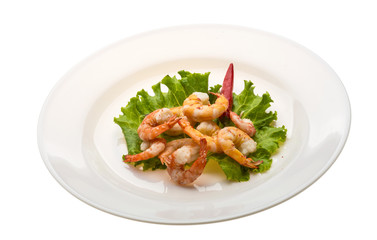 Unshelled king prawn