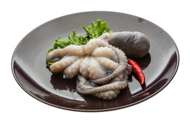 Raw octopus