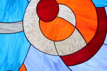 stained-glass window