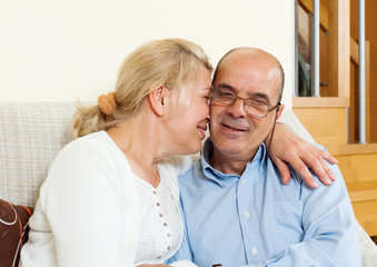 joyful mature couple together