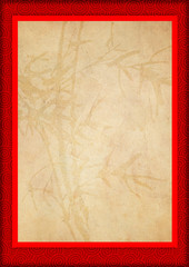 Oriental bamboo pattern background