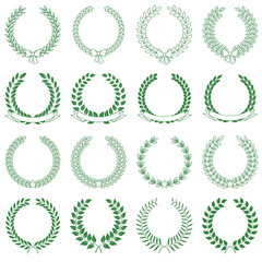 vector collection: laurel wreaths - 67530900