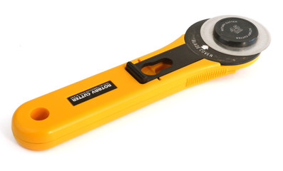 rotary knife isolated on white background