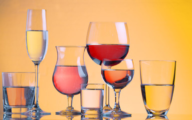 Schnaps und sekt 