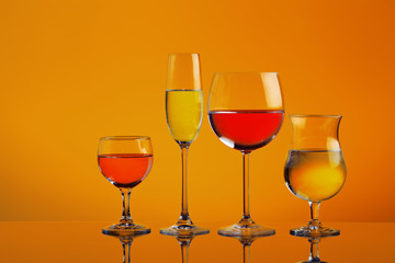 Schnaps und sekt 