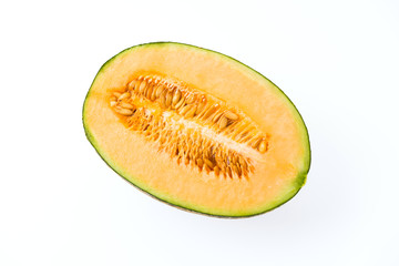 Melon isolated on white