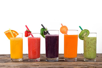 Fresh fruit juice, healthy drinks.