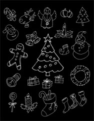 Christmas and Winter icons collection