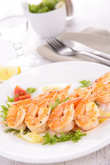 shrimp kebab