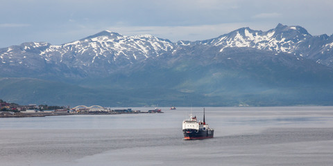 boat at fjord