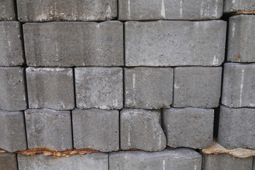 Textured background of cement bricks
