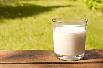 Glass of milk