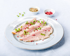 geräuchertes forellenfilet