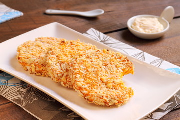 Sweet potato and panko breadcrumb veggie burgers