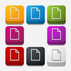 square button: paper