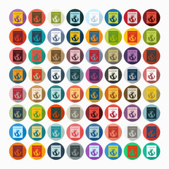 Flat design: passport