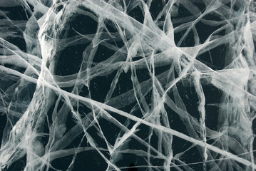 Black ice background