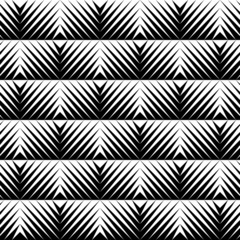 Black and white jagged edge seamless pattern