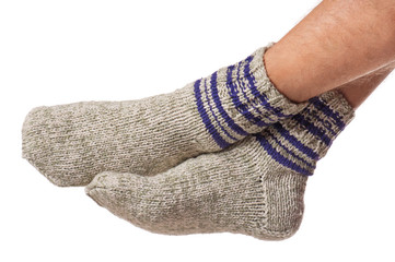 Knitted socks
