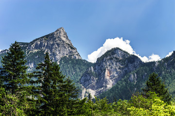 Beautiful rocks in Alps