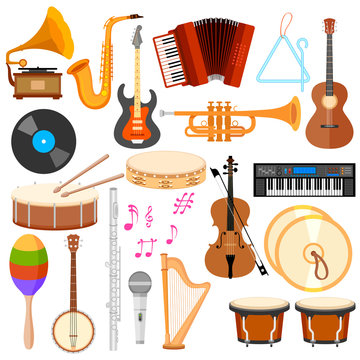Music instrument Stock Vector | Adobe Stock