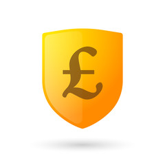 Shield icon with a currency sign