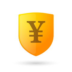 Shield icon with a currency sign